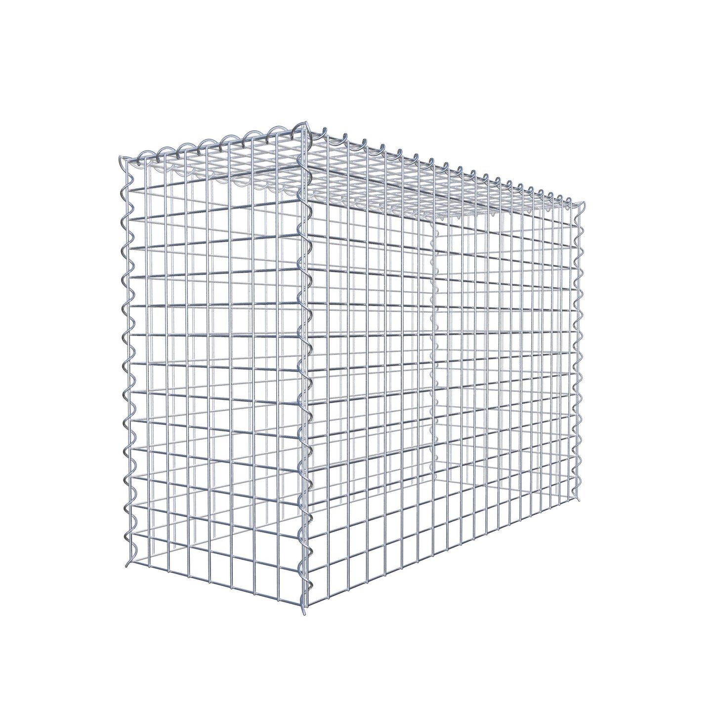 Extra gabion typ 3 100 cm x 70 cm x 40 cm (L x H x D), maskstorlek 5 cm x 5 cm, spiral