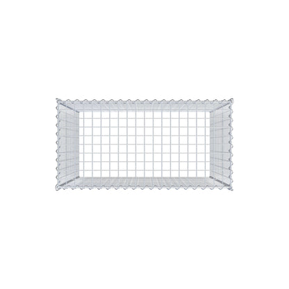 Grown-on gabion type 3 100 cm x 100 cm x 50 cm (L x H x D), mesh size 5 cm x 5 cm, spiral