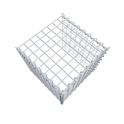 Opvokset gabion type 4 40 cm x 40 cm x 40 cm (L x H x D), maskestørrelse 5 cm x 5 cm, spiral