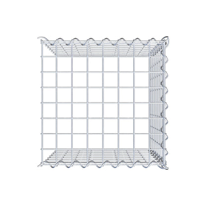 Opvokset gabion type 4 40 cm x 40 cm x 40 cm (L x H x D), maskestørrelse 5 cm x 5 cm, spiral