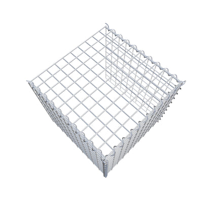 Anbaugabione Typ 4 50 cm x 50 cm x 50 cm (L x H x T), Maschenweite 5 cm x 5 cm, Spirale