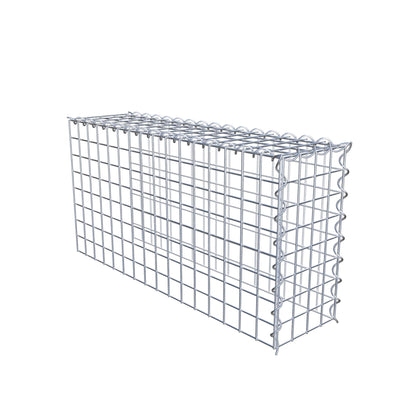 Extra gabion typ 4 80 cm x 40 cm x 20 cm (L x H x D), maskstorlek 5 cm x 5 cm, spiral