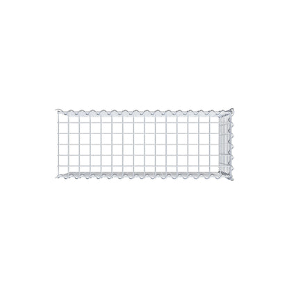 Gabion rapporté type 4 80 cm x 40 cm x 30 cm (L x H x P), mailles 5 cm x 5 cm, spirale