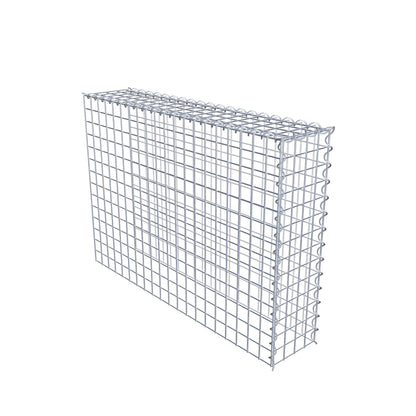 Extra gabion typ 4 100 cm x 70 cm x 20 cm (L x H x D), maskstorlek 5 cm x 5 cm, spiral