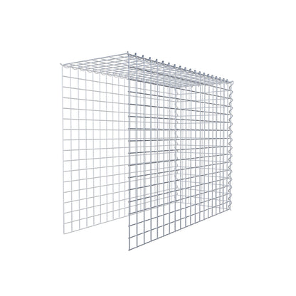 Grown-on gabion type 4 100 cm x 80 cm x 40 cm (L x H x D), mesh size 5 cm x 5 cm, spiral