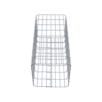 Gabionpelare, kantig 37 cm x 37 cm, 80 cm hög, MW 5 cm x 10 cm