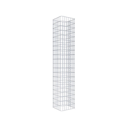 Gabion column square 37 cm x 37 cm, 200 cm high, MW 5 cm x 10 cm