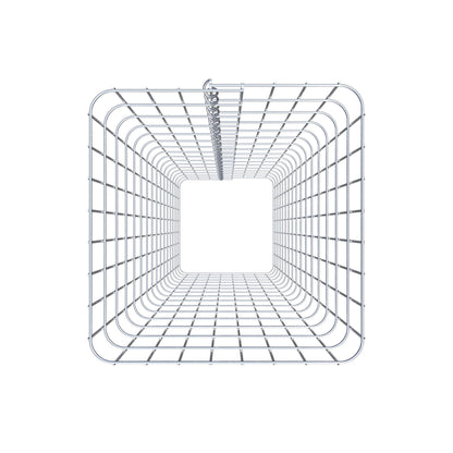 Gabionpelare, kantig 42 cm x 42 cm, 160 cm hög, MW 5 cm x 10 cm