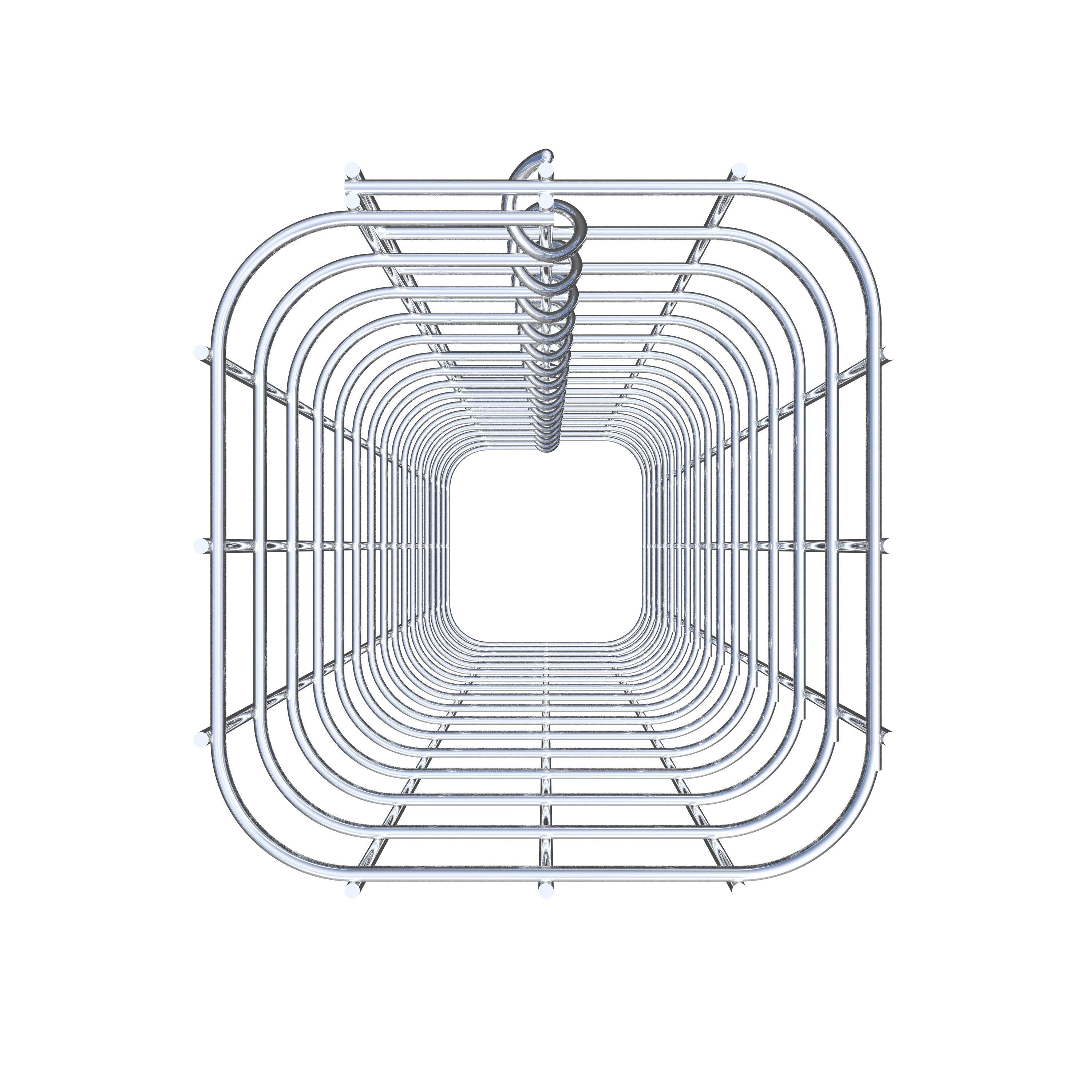 Gabionsøjle firkantet 17 cm x 17 cm, 80 cm højde, MW 5 cm x 5 cm
