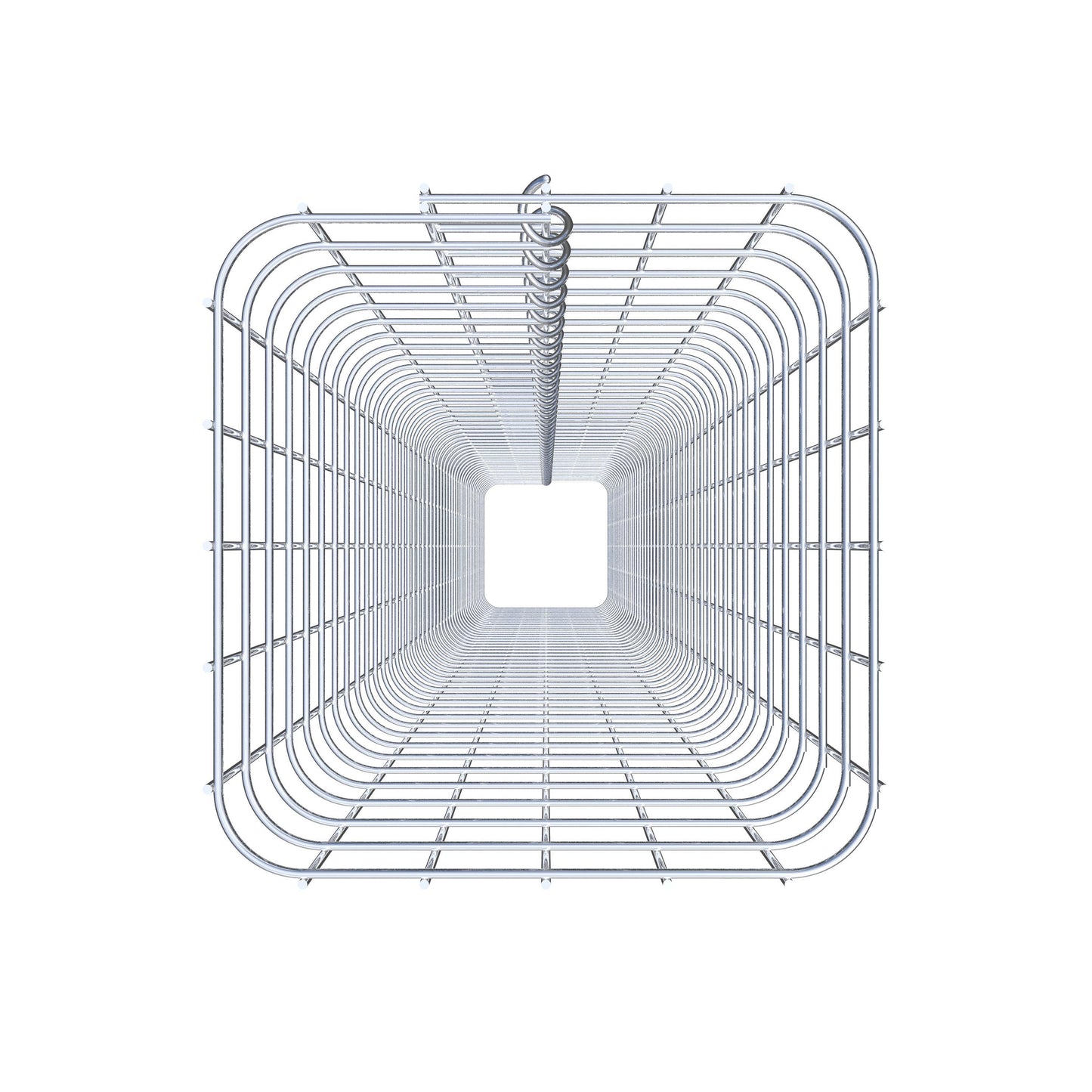 Colonna di gabbioni angolare 27 cm x 27 cm, 230 cm di altezza, MW 5 cm x 5 cm