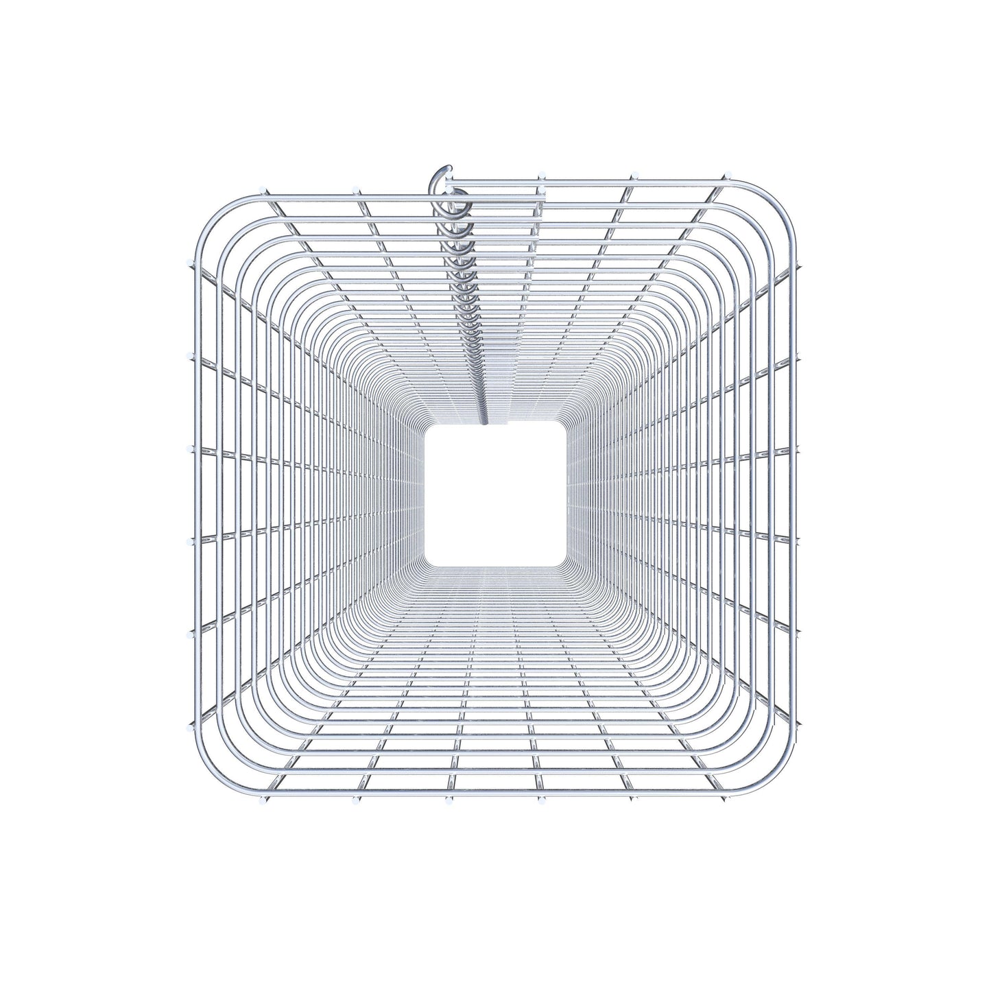 Columna de gaviones angular 32 cm x 32 cm, 200 cm de altura, MW 5 cm x 5 cm