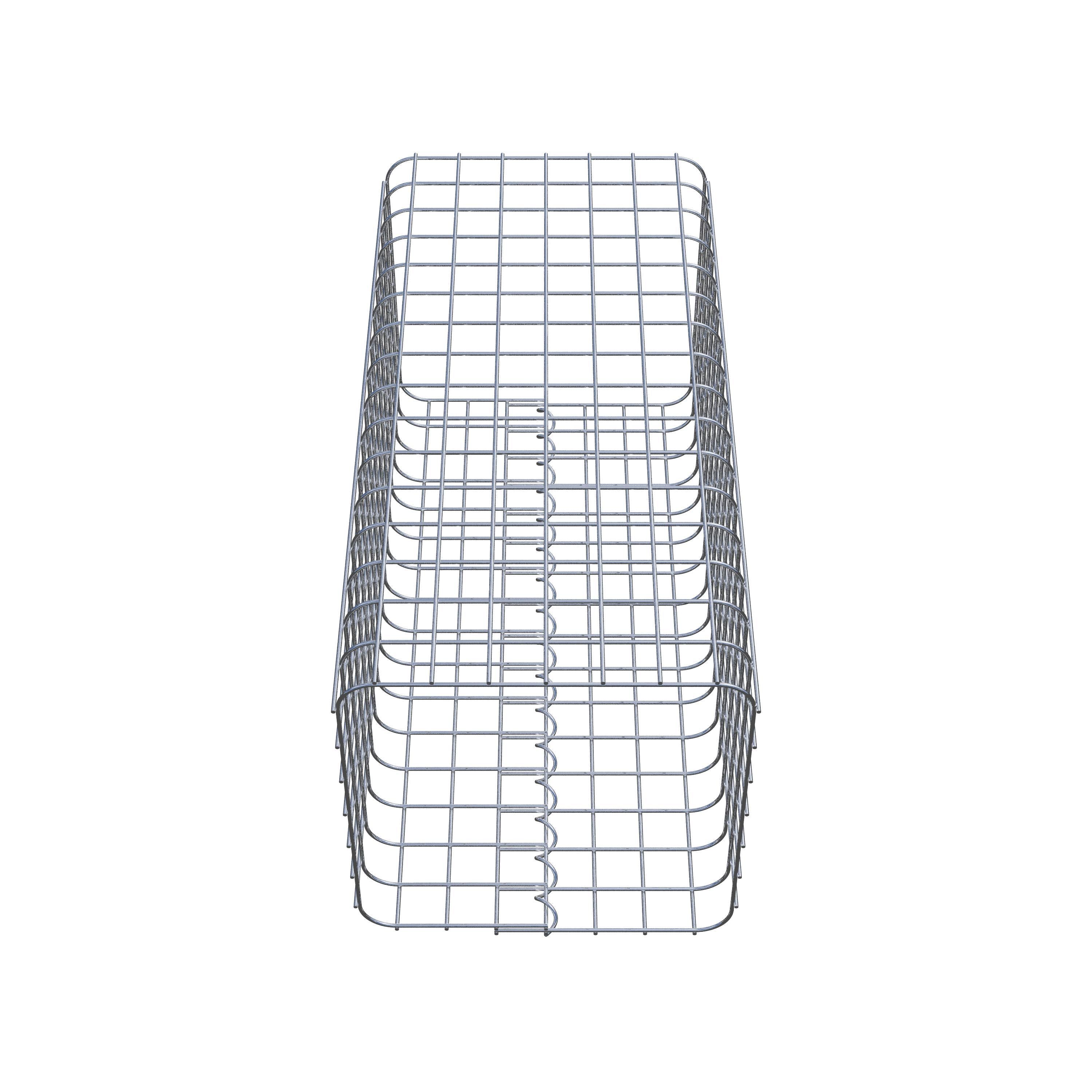 Gabion column square 37 cm x 37 cm, 80 cm height, MW 5 cm x 5 cm