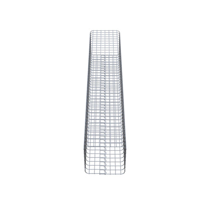 Gabionensäule eckig 37 cm x 37 cm, 200 cm Höhe, MW 5 cm x 5 cm