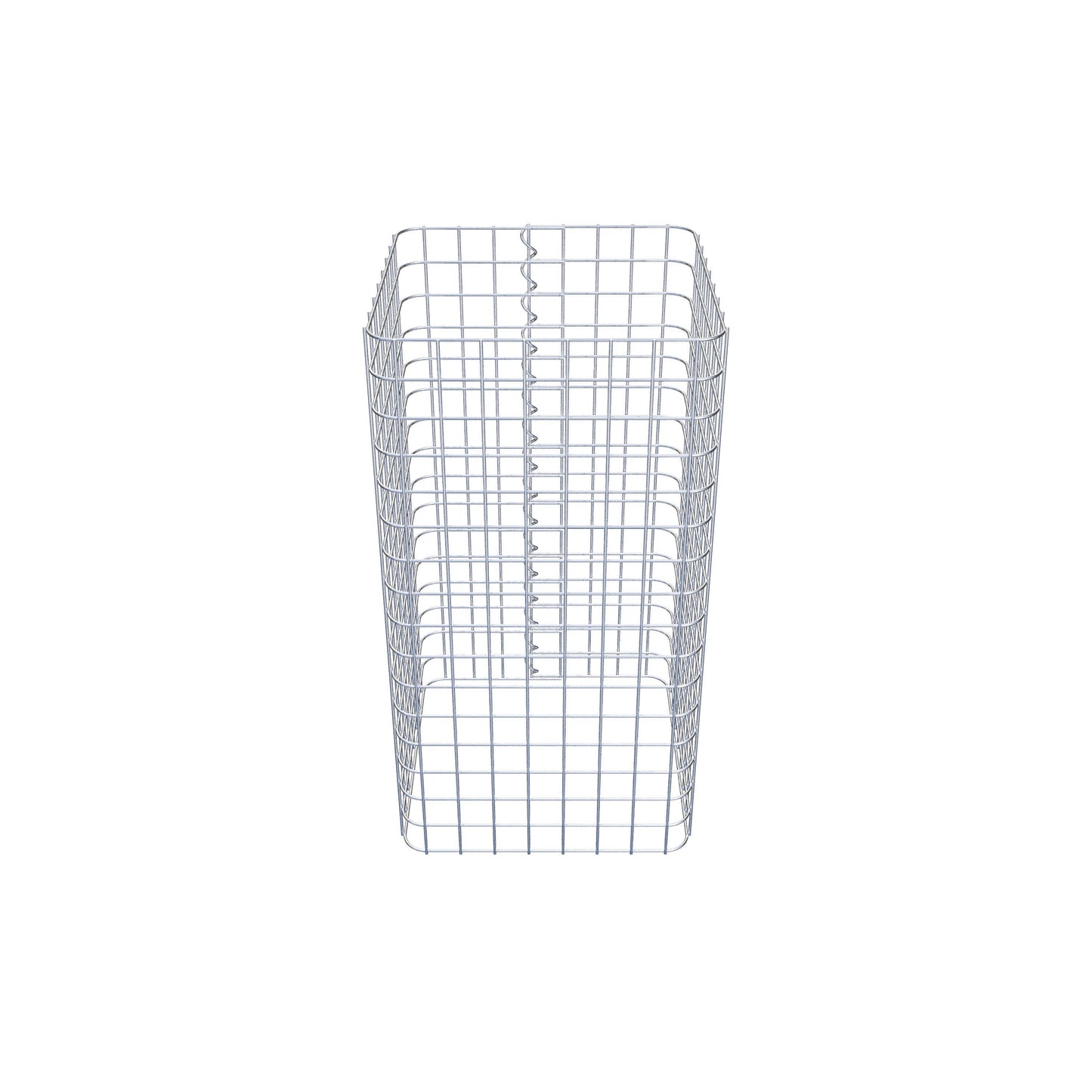 Colonne de gabion carrée 42 cm x 42 cm, hauteur 80 cm, MW 5 cm x 5 cm