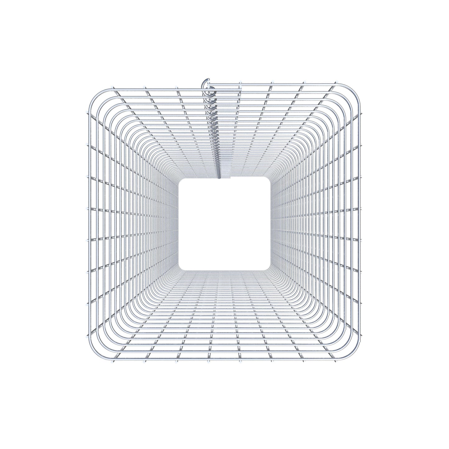 Columna de gaviones angular 42 cm x 42 cm, 160 cm de altura, MW 5 cm x 5 cm
