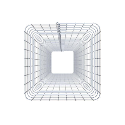 Colonne de gabion carrée 42 cm x 42 cm, hauteur 200 cm, MW 5 cm x 5 cm