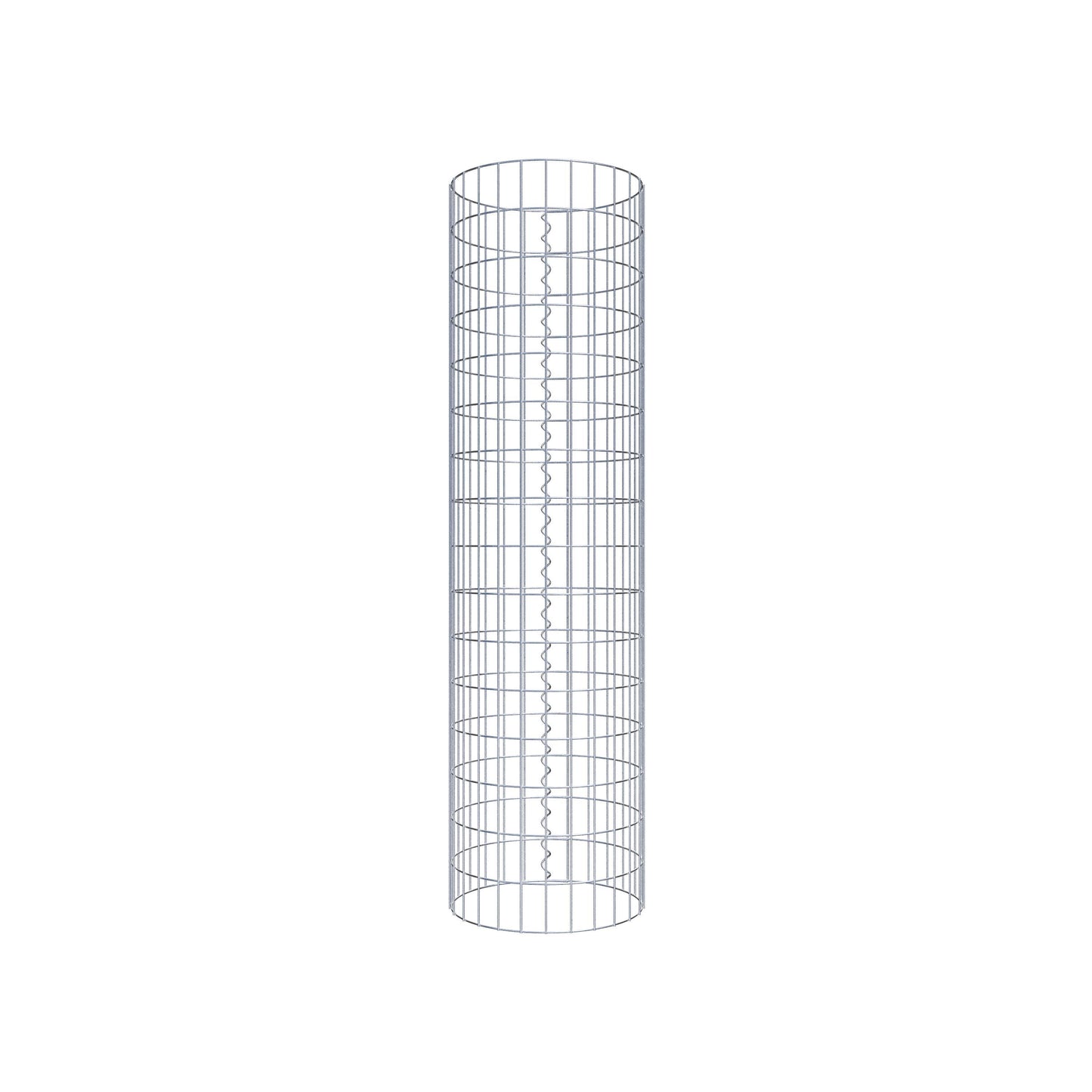 Colonne de gabion ronde 42 cm de diamètre, 160 cm de hauteur, mailles 5 cm x 10 cm