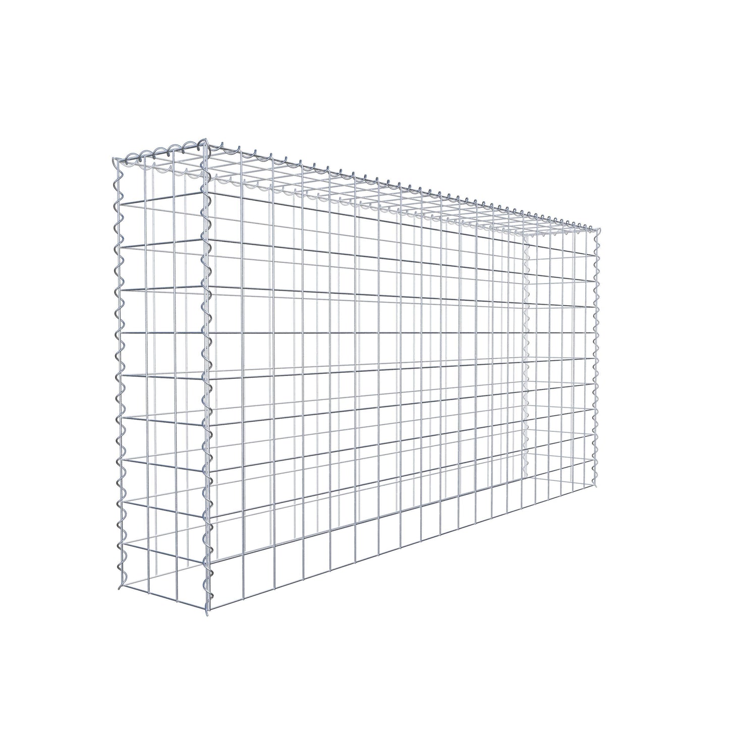 Extra gabion typ 3 200 cm x 100 cm x 30 cm (L x H x D), maskstorlek 10 cm x 10 cm, spiral