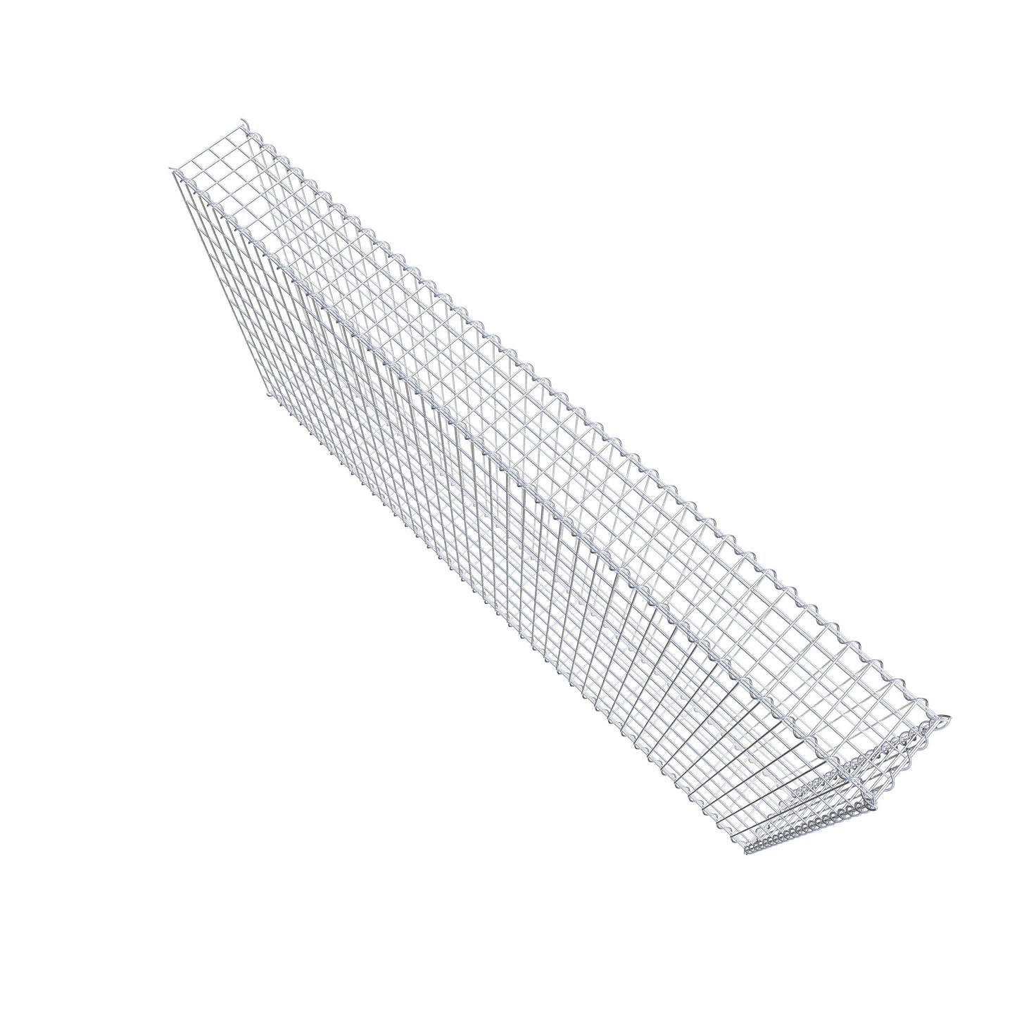 Grown-on gabion type 2 200 cm x 100 cm x 20 cm (L x H x D), mesh size 5 cm x 10 cm, spiral