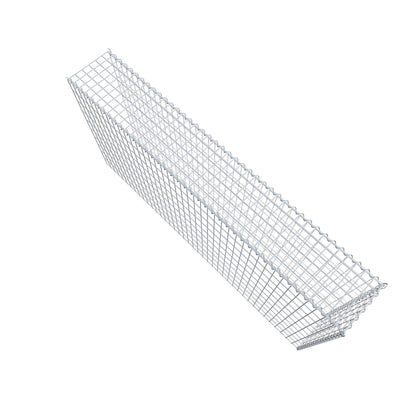 Extra gabion typ 4 200 cm x 100 cm x 30 cm (L x H x D), maskstorlek 5 cm x 10 cm, spiral