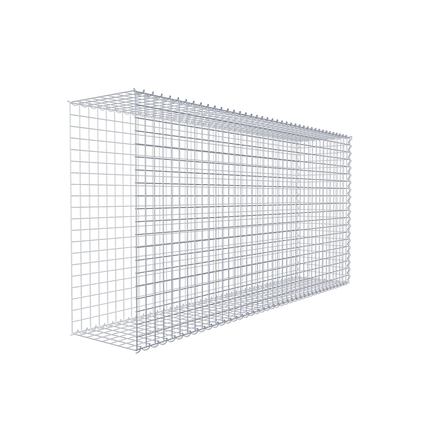 Extra gabion typ 2 200 cm x 100 cm x 40 cm (L x H x D), maskstorlek 5 cm x 5 cm, spiral