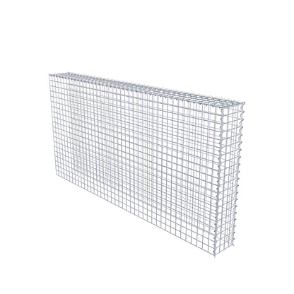 Gabion rapporté type 4 200 cm x 100 cm x 20 cm (L x H x P), mailles 5 cm x 5 cm, spirale