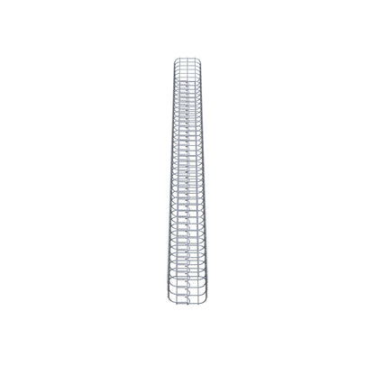 Columna rectangular de gaviones galvanizados en caliente, 17 cm x 17 cm, 200 cm de altura, MW 5 cm x 5 cm