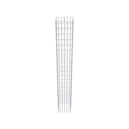 Columna rectangular de gaviones galvanizados en caliente, 27 cm x 27 cm, 200 cm de altura, MW 5 cm x 10 cm