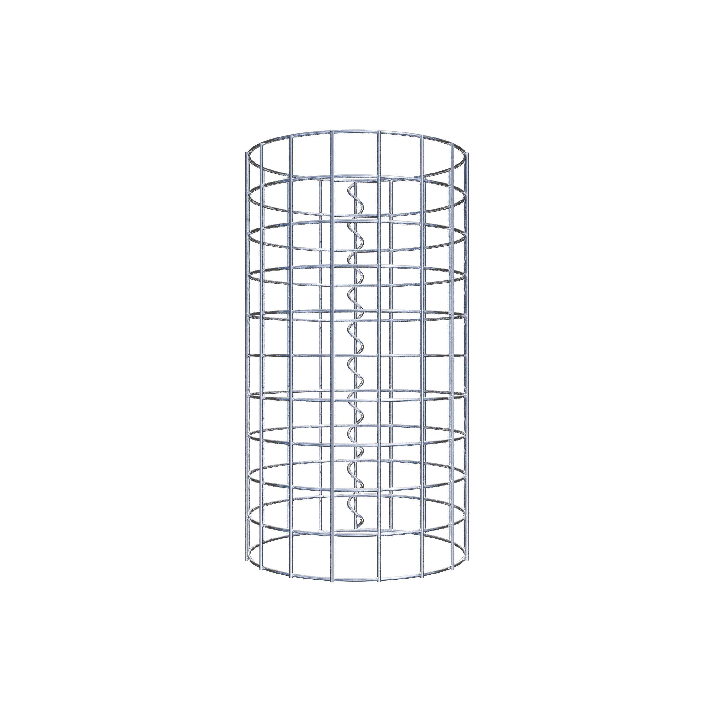 Coluna de gabião diâmetro 27 cm MW 5 x 5 cm redondo