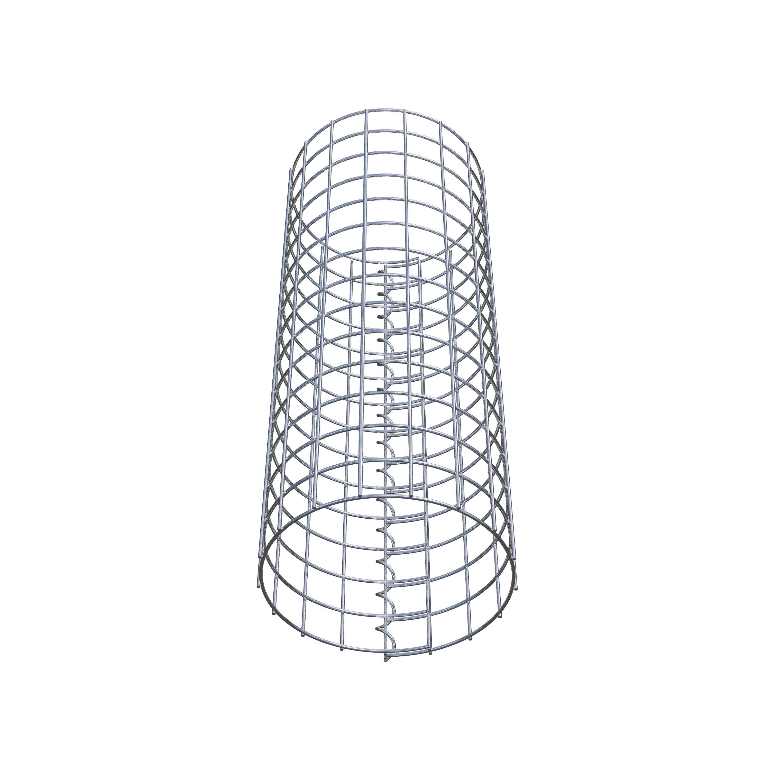 Coluna de gabião diâmetro 27 cm MW 5 x 5 cm redondo