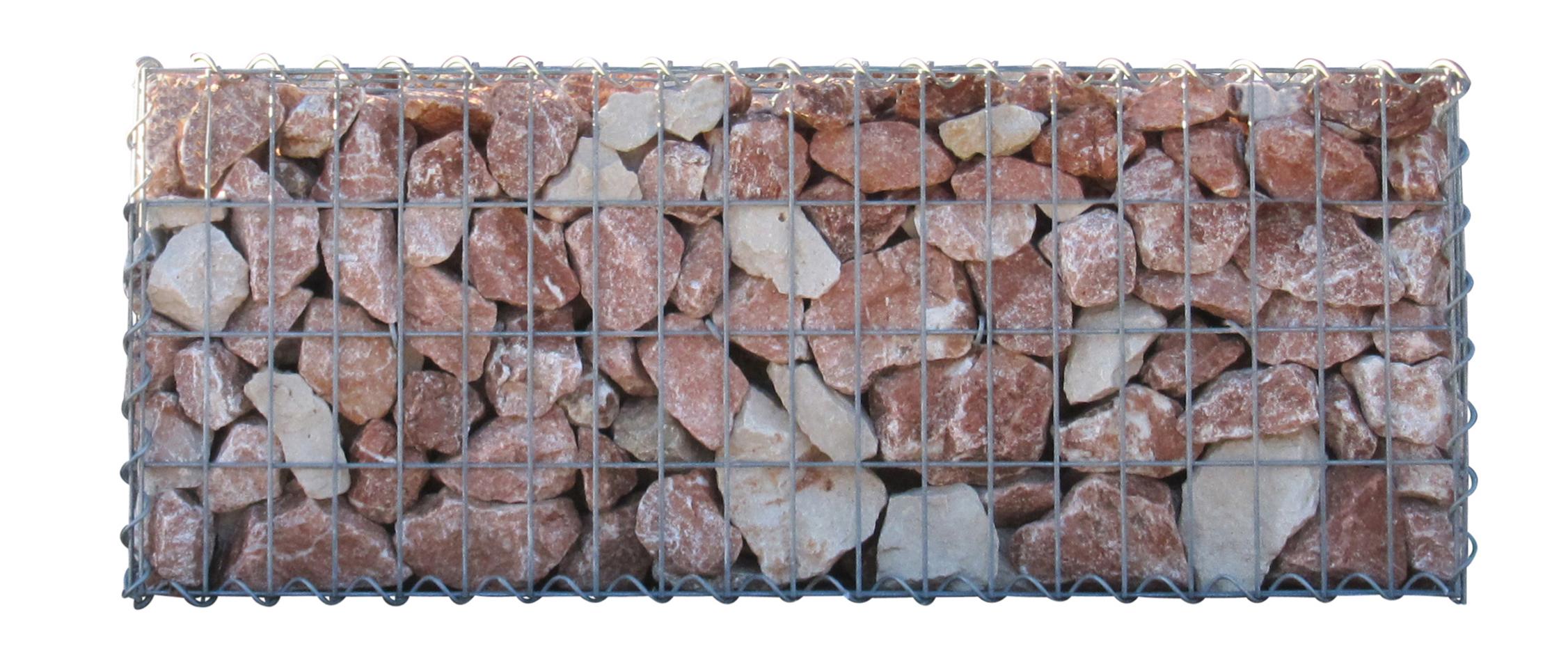 Gabion 100 cm x 40 cm x 30 cm (L x H x P), mailles 5 cm x 10 cm, spirale