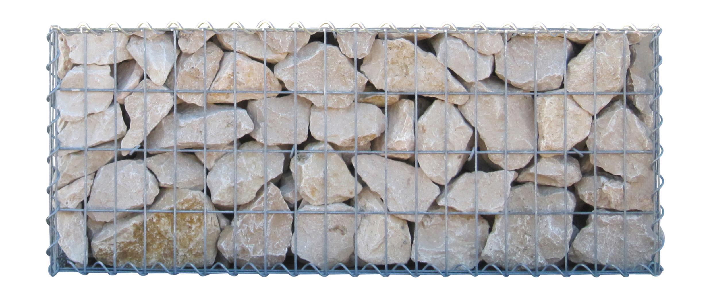 Gabion 100 cm x 40 cm x 30 cm (L x H x P), mailles 5 cm x 10 cm, spirale