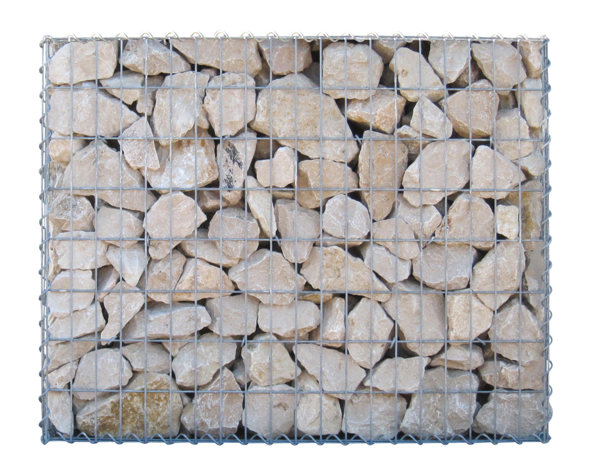 Gabion 100 cm x 80 cm x 30 cm (L x H x P), mailles 5 cm x 10 cm, spirale