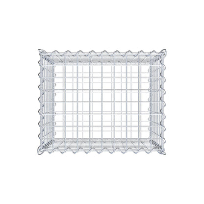 Gabião 50 cm x 40 cm x 40 cm (C x A x P), malhagem 5 cm x 5 cm, espiral