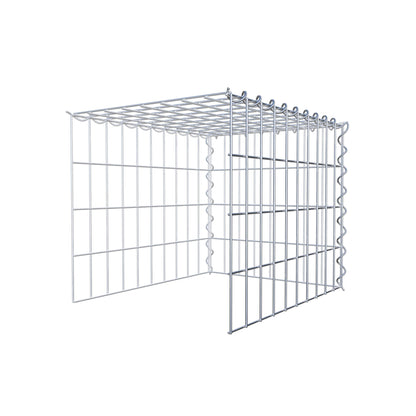 Extra gabion typ 4 50 cm x 40 cm x 40 cm (L x H x D), maskstorlek 5 cm x 10 cm, spiral