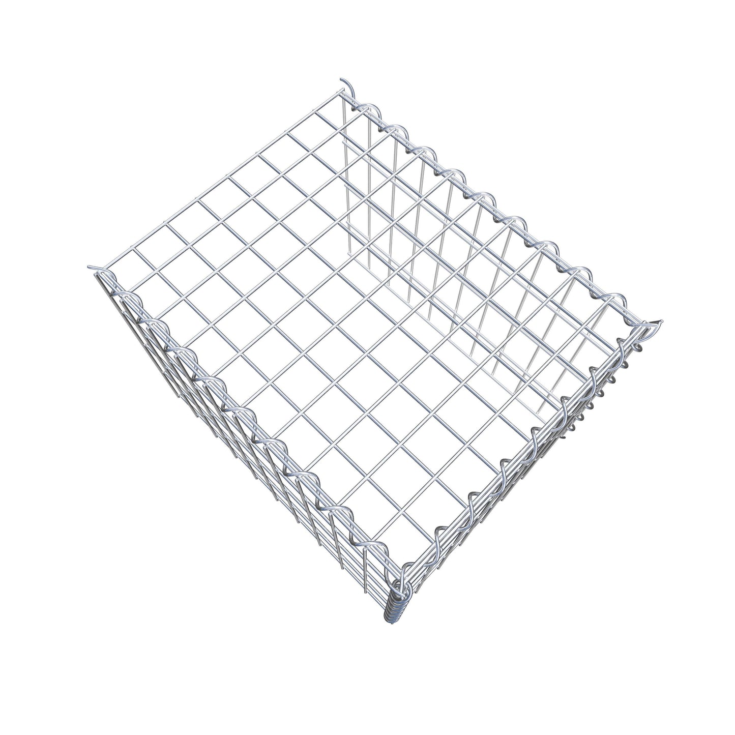 Extra gabion typ 4 50 cm x 40 cm x 40 cm (L x H x D), maskstorlek 5 cm x 10 cm, spiral
