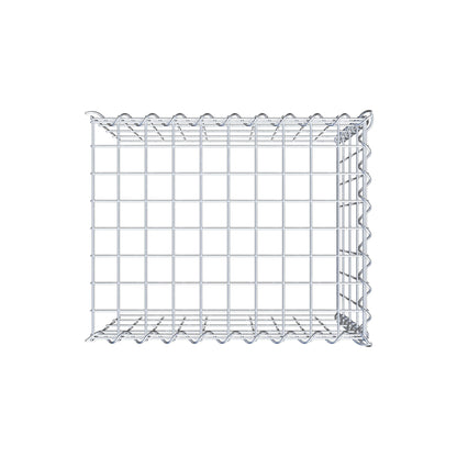 Extra gabion typ 4 50 cm x 40 cm x 40 cm (L x H x D), maskstorlek 5 cm x 10 cm, spiral