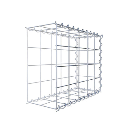 Gabião tipo 2 50 cm x 40 cm x 20 cm (C x A x P), malhagem 10 cm x 10 cm, espiral