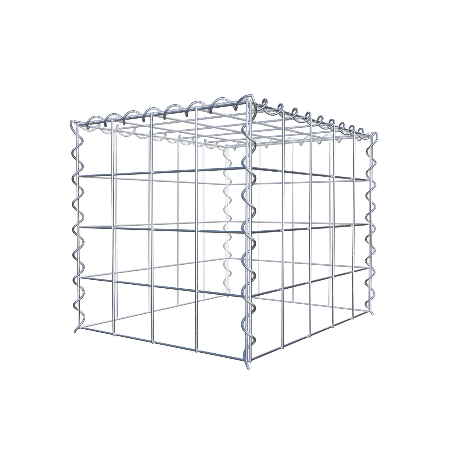 Extra gabion typ 3 50 cm x 40 cm x 40 cm (L x H x D), maskstorlek 10 cm x 10 cm, spiral
