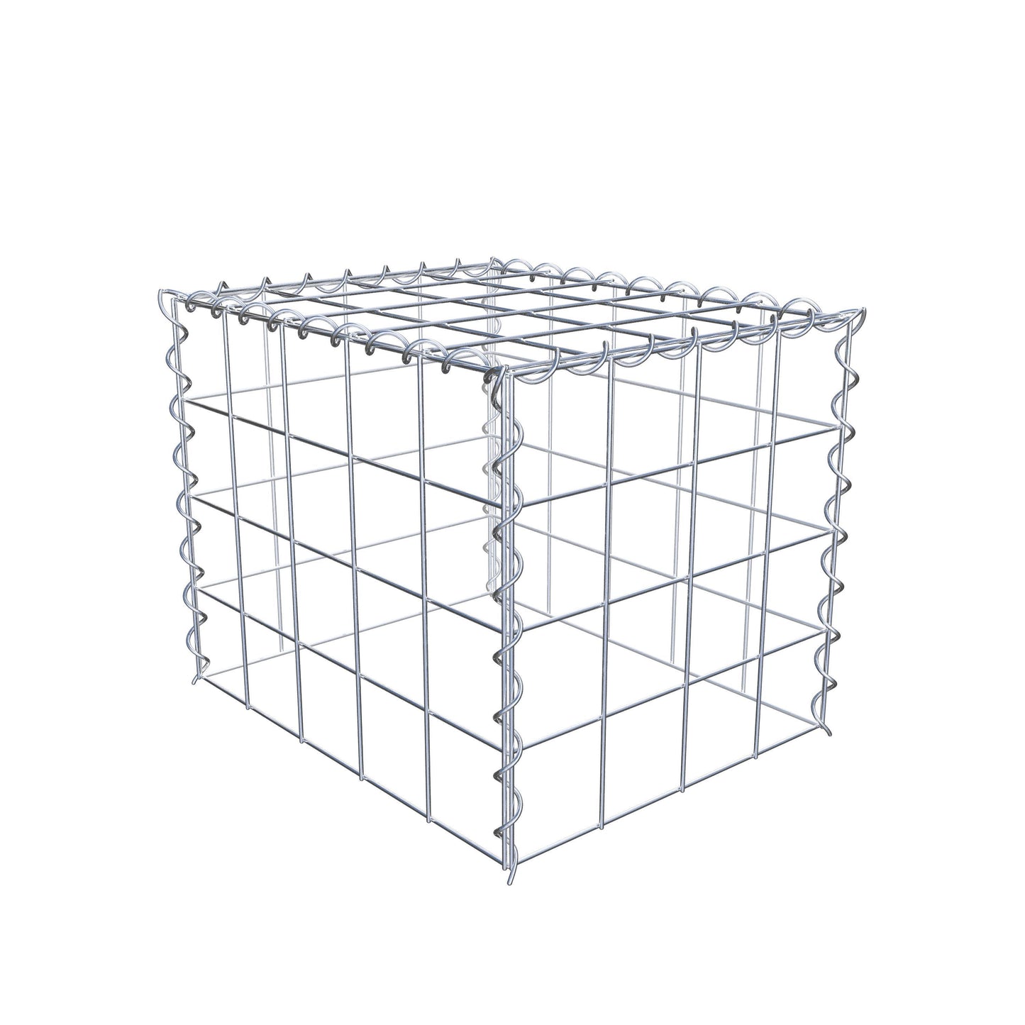 Extra gabion typ 3 50 cm x 40 cm x 40 cm (L x H x D), maskstorlek 10 cm x 10 cm, spiral