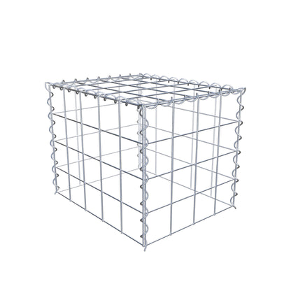 Extra gabion typ 3 50 cm x 40 cm x 40 cm (L x H x D), maskstorlek 10 cm x 10 cm, spiral