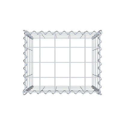 Extra gabion typ 3 50 cm x 40 cm x 40 cm (L x H x D), maskstorlek 10 cm x 10 cm, spiral