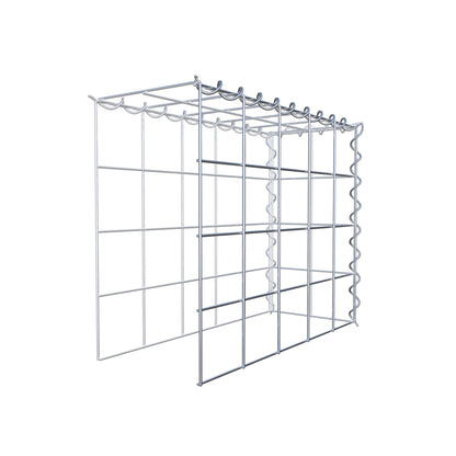Opvokset gabion type 4 50 cm x 40 cm x 20 cm (L x H x D), maskestørrelse 10 cm x 10 cm, spiral