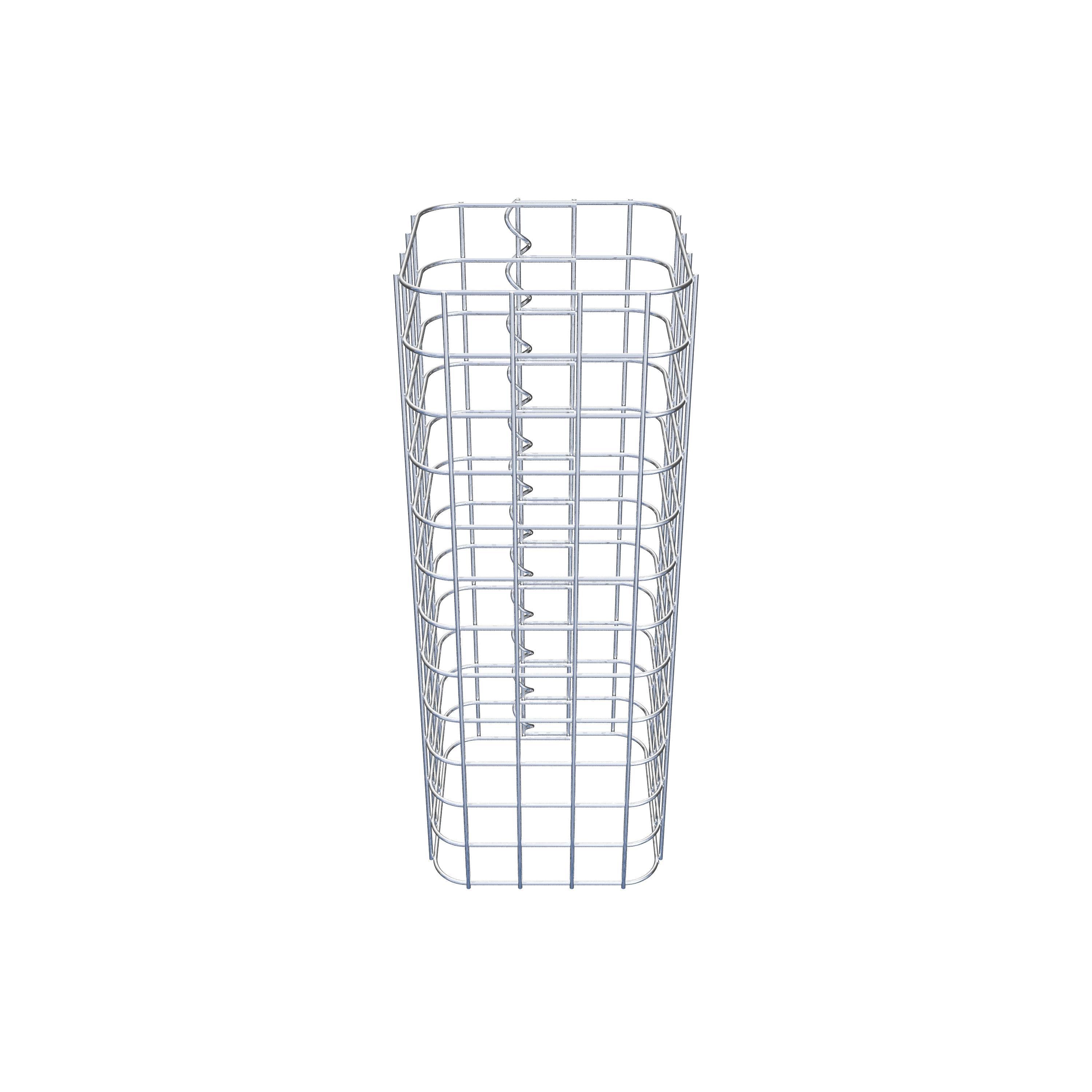 Gabion column 22 x 22 cm MW 5 x 5 cm square