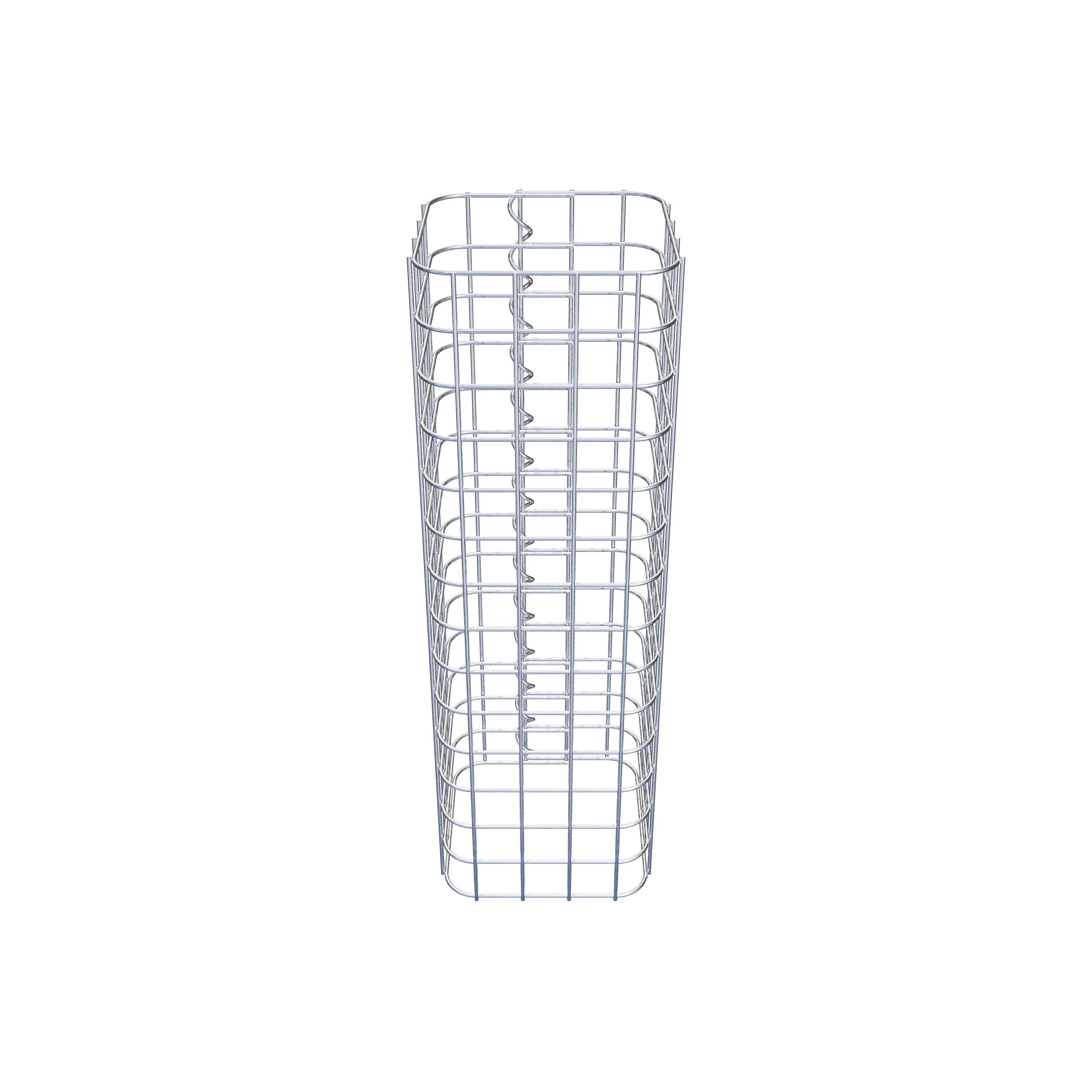 Gabion column 22 x 22 cm MW 5 x 5 cm square