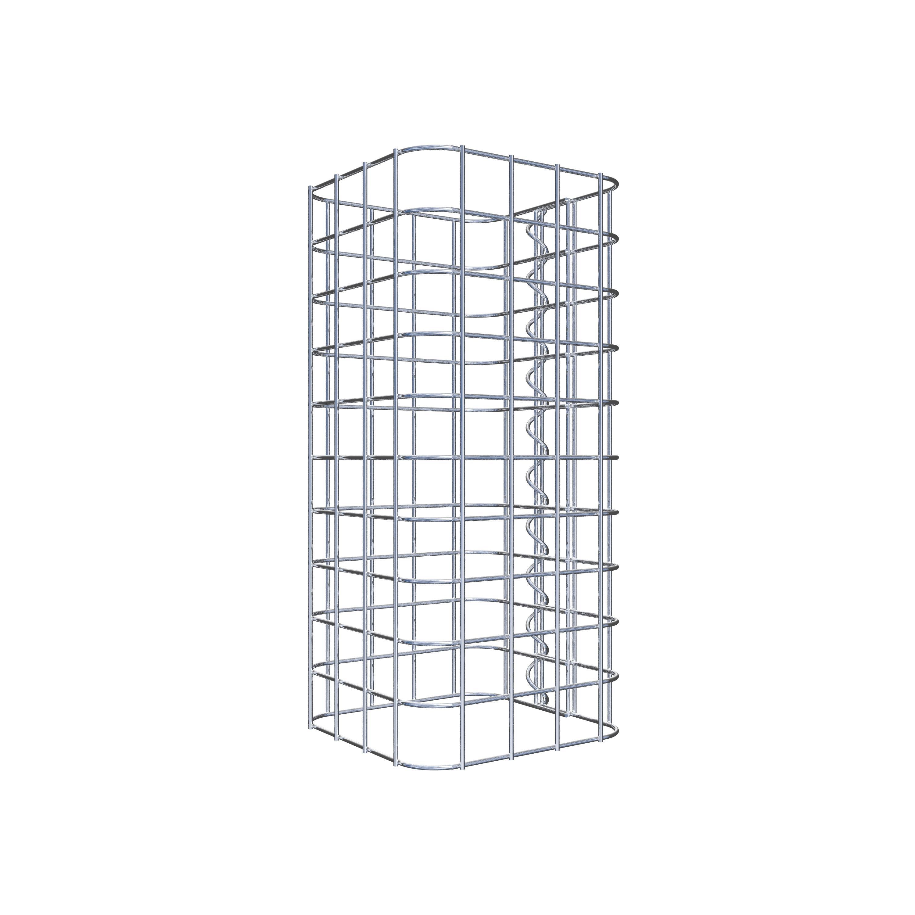 Gabion column 22 x 22 cm MW 5 x 5 cm square