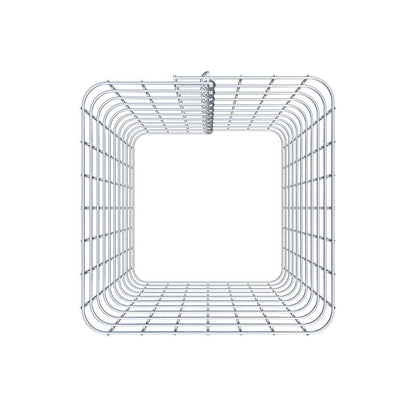 Colonne de gabion 37 x 37 cm MW 5 x 5 cm carré