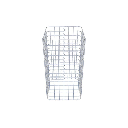 Colonne de gabion 37 x 37 cm MW 5 x 5 cm carré