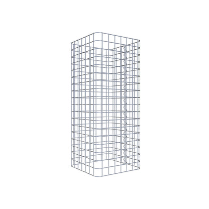 Colonne de gabion 37 x 37 cm MW 5 x 5 cm carré
