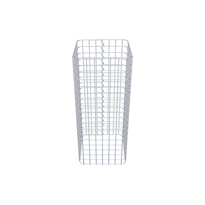 Colonne de gabion 37 x 37 cm MW 5 x 5 cm carré